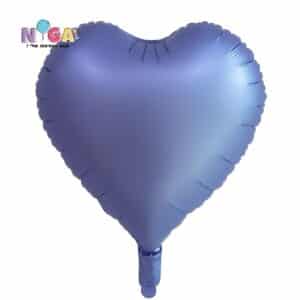 מיילר לב 18' כחול כרום (10יח׳)