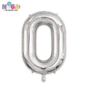 בלון מספר '34 כסף 0