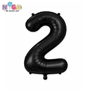 בלון מספר '34 שחור 2