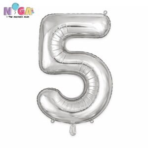 בלון מספר '34 כסף 5