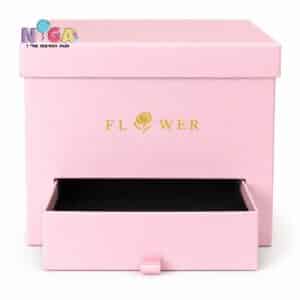 קופסא מרובעת עם מגירה - וורוד