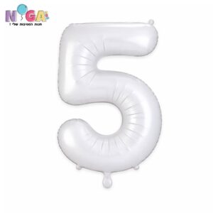 בלון מספר '34 לבן 5
