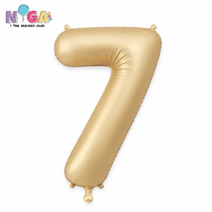 בלון מספר '34 זהב מט 7