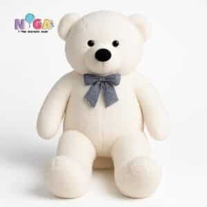 דובי ענק רך ומפנק 1.6 מטר לבן