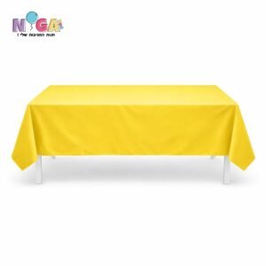 מפת שולחן אלבד חד-פעמית 180/110 - צהוב