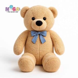 דובי ענק רך ומפנק 1.6 מטר חום בהיר