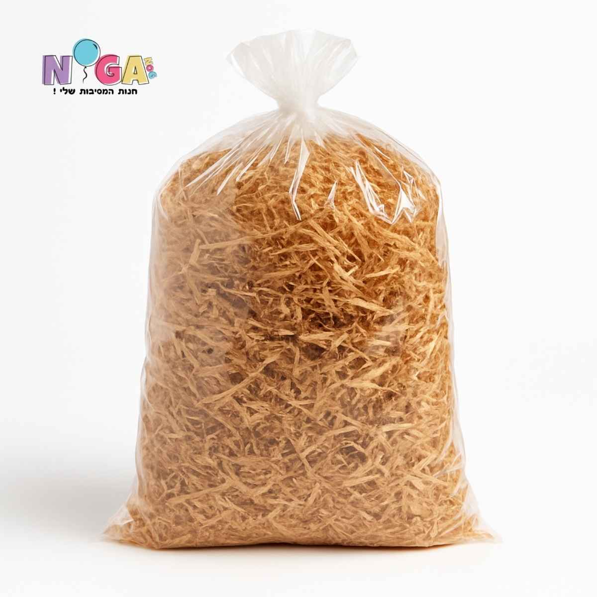 שק נייר גרוס חום טבעי 8–10 ק”ג