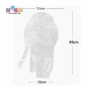 בלון בובו pvc שקוף 30' פייה רחבה 10יח'