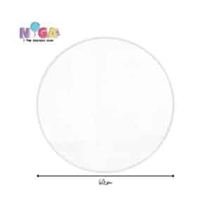 לוח אקריליק שקוף עגול – קוטר 60 ס"מ