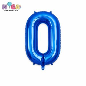 בלון מספר 34' כחול 0
