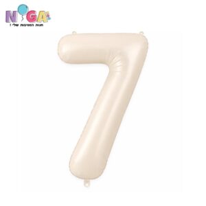 בלון מספר 34' שמנת 7