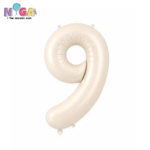 בלון מספר 34' שמנת 9