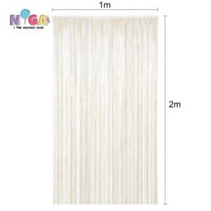 וילון פרנזים לתלייה 1×2 מטר פנינה