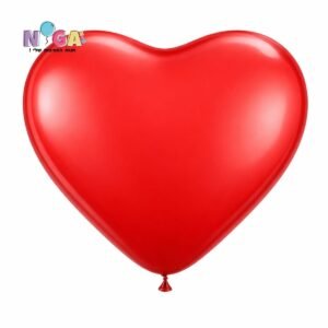 בלוני לב 12 אינץ׳ Nogatex (100יח׳) אדום