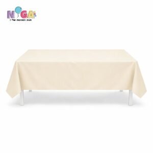 מפת שולחן אלבד חד-פעמית 180/110 - שמנת