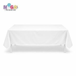 מפת שולחן אלבד חד-פעמית 180/110 - לבן